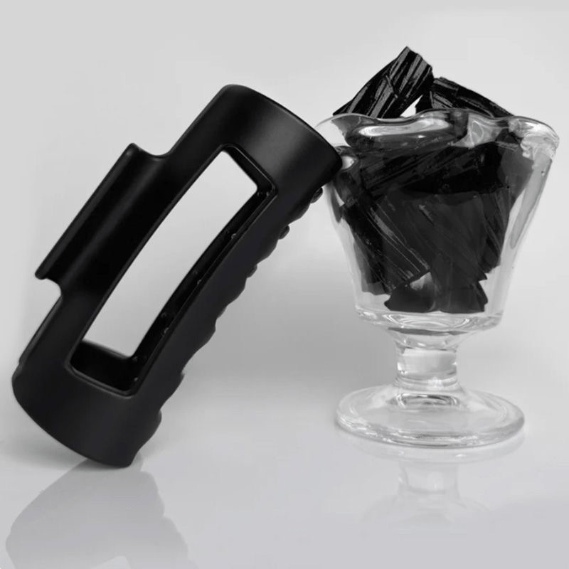 Minimalistische Silikon-Haifisch-Haarklammer