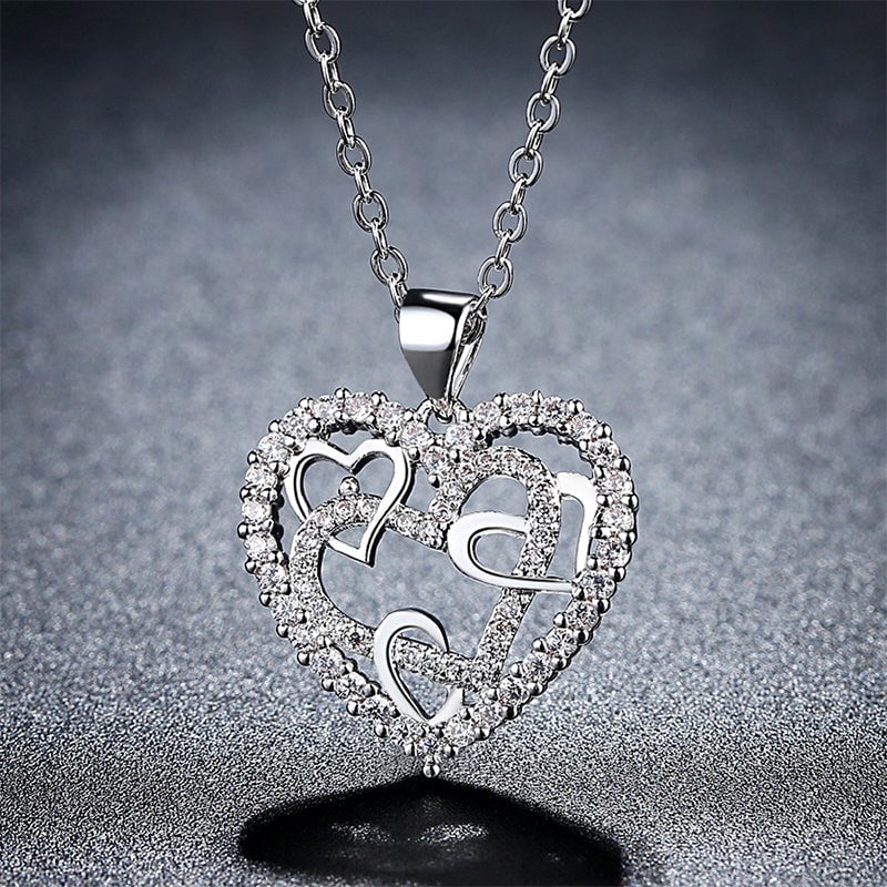 💕Interlocking Hearts Necklace