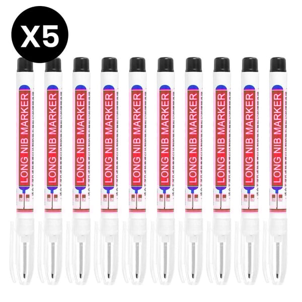 Lange Nasenmarkierungen