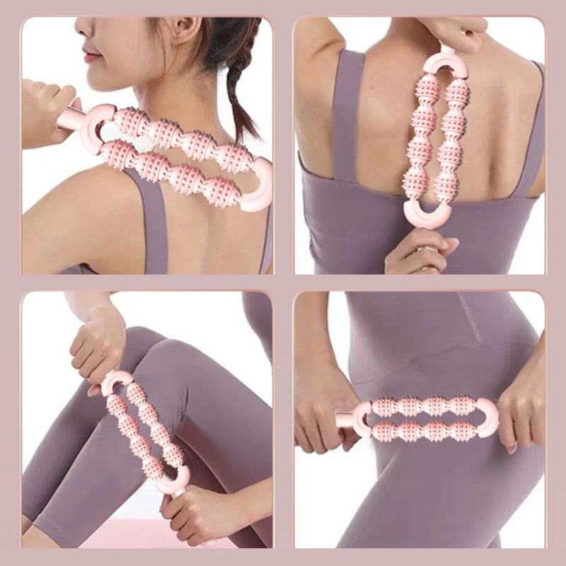 Sale - 8-Wiel Sensory Massage Stick met twee rijen