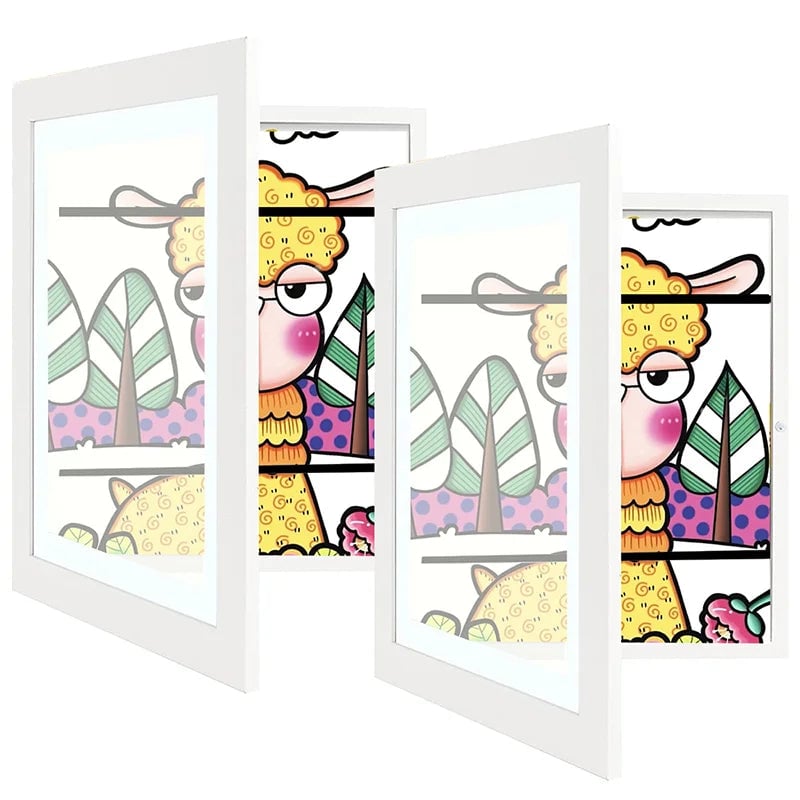 Kids Art Frames White* 2pcs