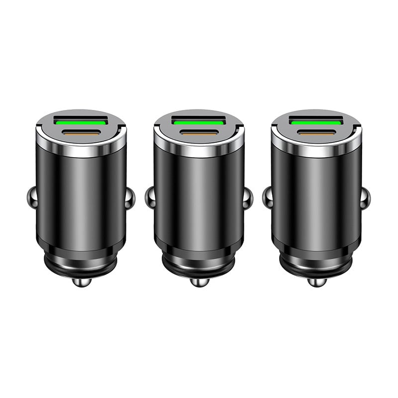 Metal Pull-Ring Invisible Fast Car Charger