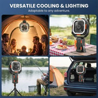 Kexon™ Camping Fan with Light & Power Bank