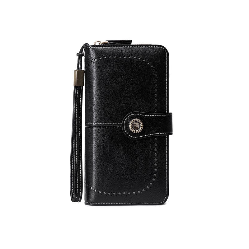 RFID Anti-magnetic Long Wallet