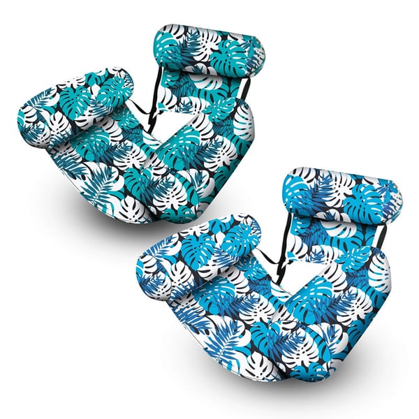 Chaises longues de piscine gonflables