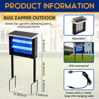 Solar Bug Zapper Outdoor🌞