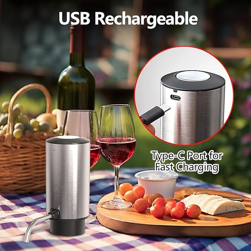 Electric Wine Aerator Pourer Decanter