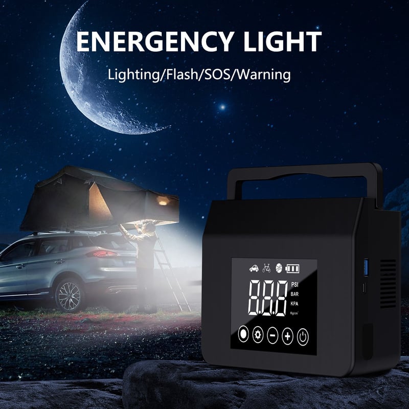 Sakerplus Powerful Car Jump Starter & Inflator