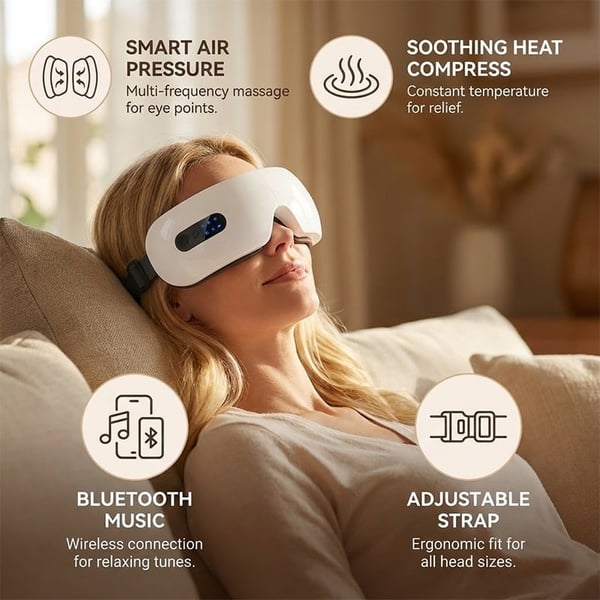 Heated Eye Massager With Music