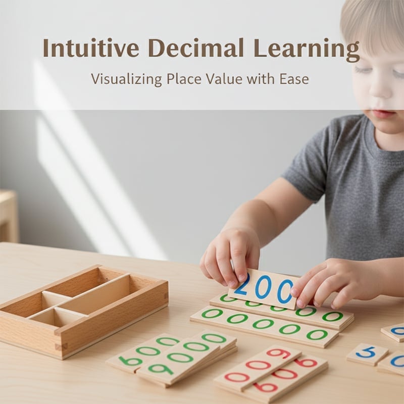 Wooden Math Operations Toy Set