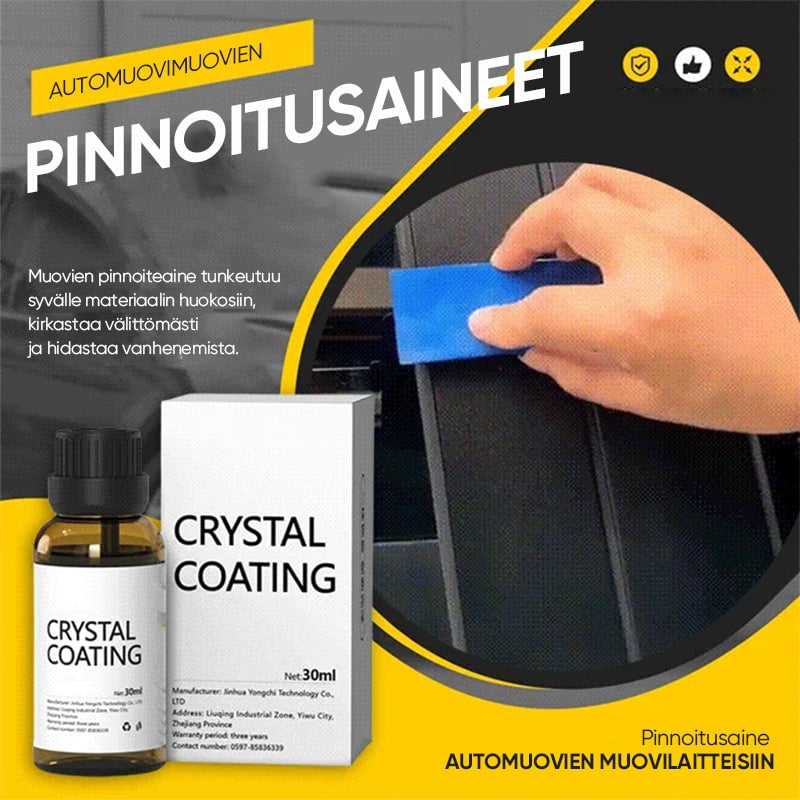 Autoteollisuuden muovien pinnoiteaine