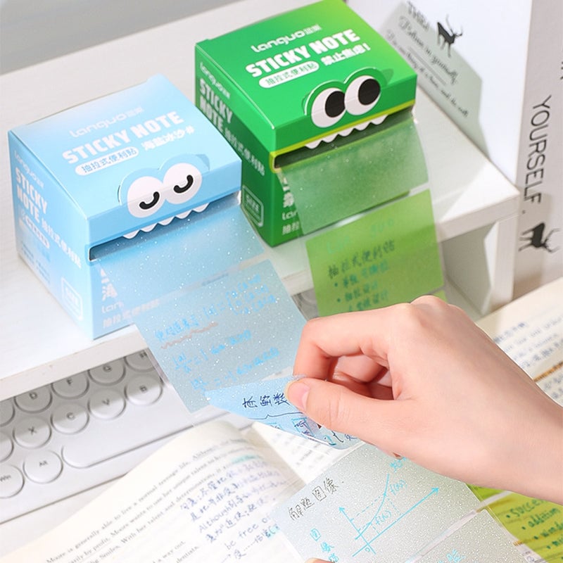 Colorful Self-Adhesive Pull-Out Memo Pads