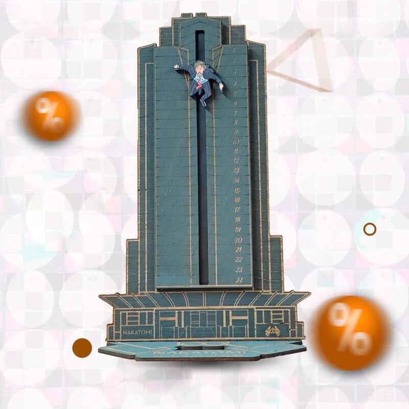 Sakerplus® Wooden Advent Calendar Bomb Calendar