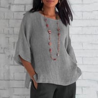 Solid Color Loose Simple T-Shirt