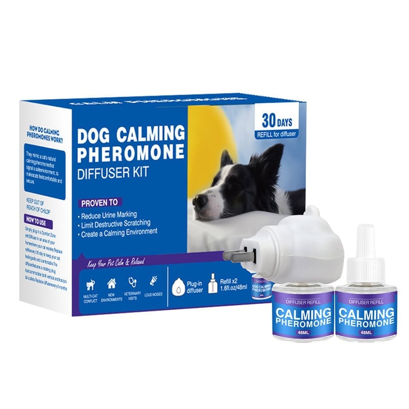 Pet Calming Pheromone Diffuser Set (Cat & Dog Versions)