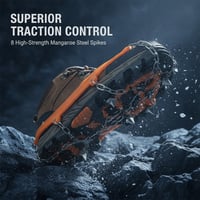 8-Claw Anti-Slip Ice Cleats for Shoes & Boots
