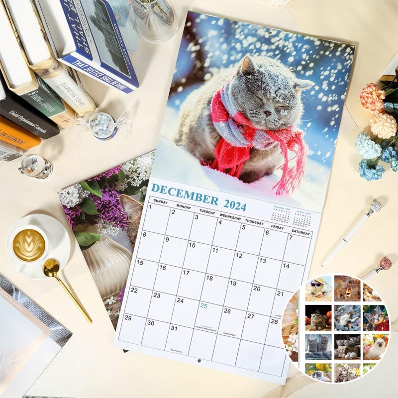 Cute Cat Wall Calendar