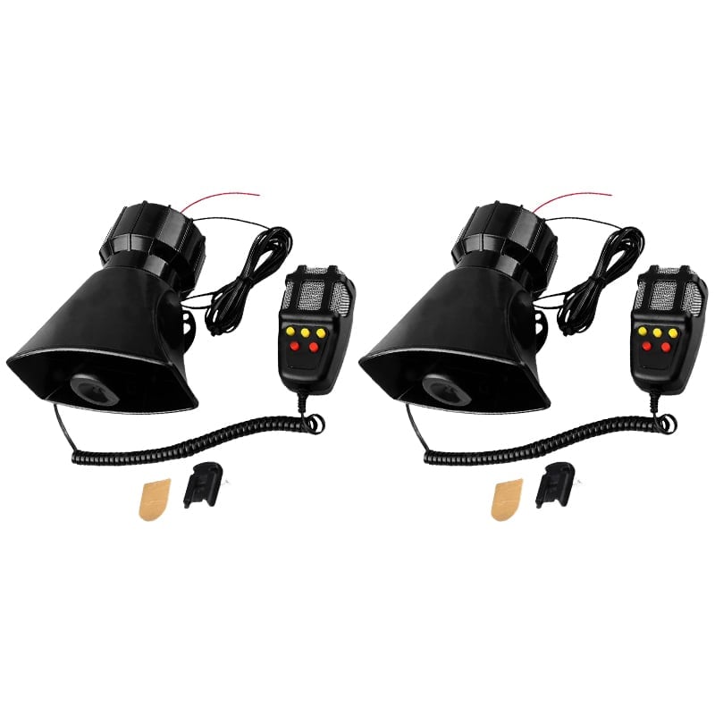 7 Tone Sound Mic PA Speaker Car Horn