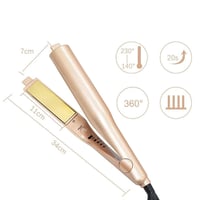 2-in-1 Hair Straightener Spiral Wave Curler