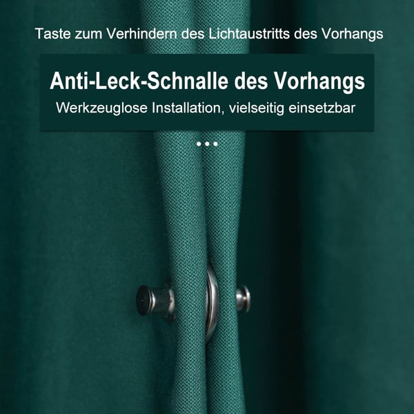 Metallschnallen für Vorhänge (3 Stück)