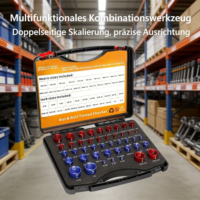 Gewindeprüfer-Set aus Aluminium