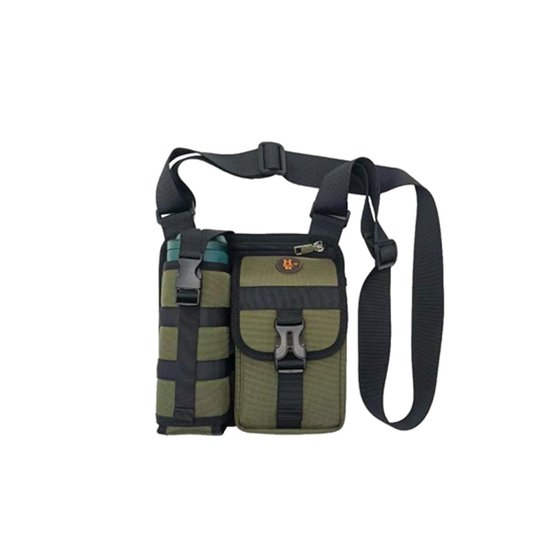 Sacs imperméables de fronde de bandoulière de poitrine de camping avec le support de bouteille d'eau