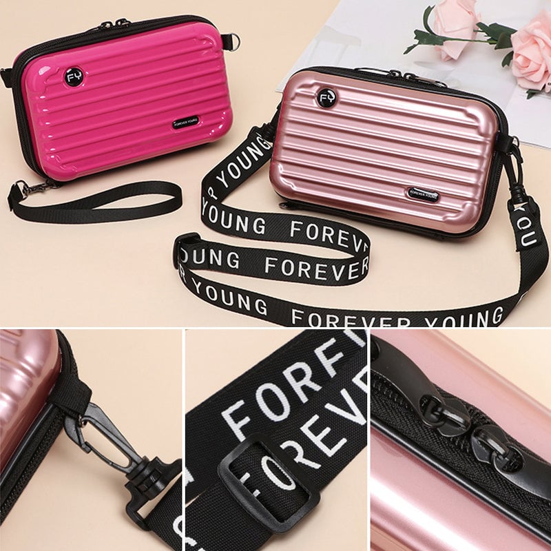 Mini Suitcase Crossbody Bag