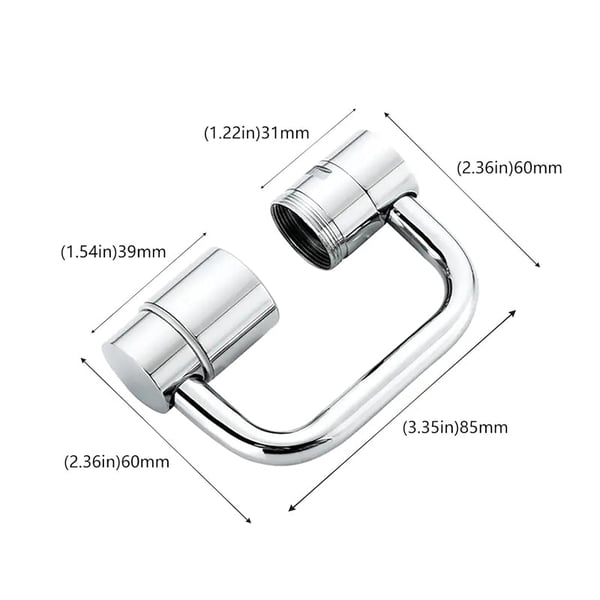 Rotatable Faucet Aerator Extension