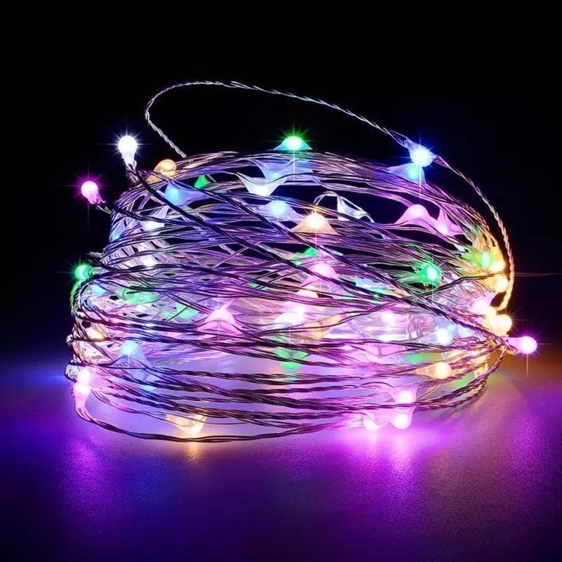 USB-Kupferdraht-Lichterkette mit Fernbedienung