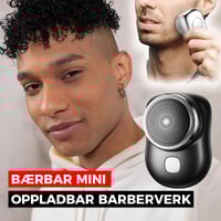 Bærbar elektrisk barbering med lomme