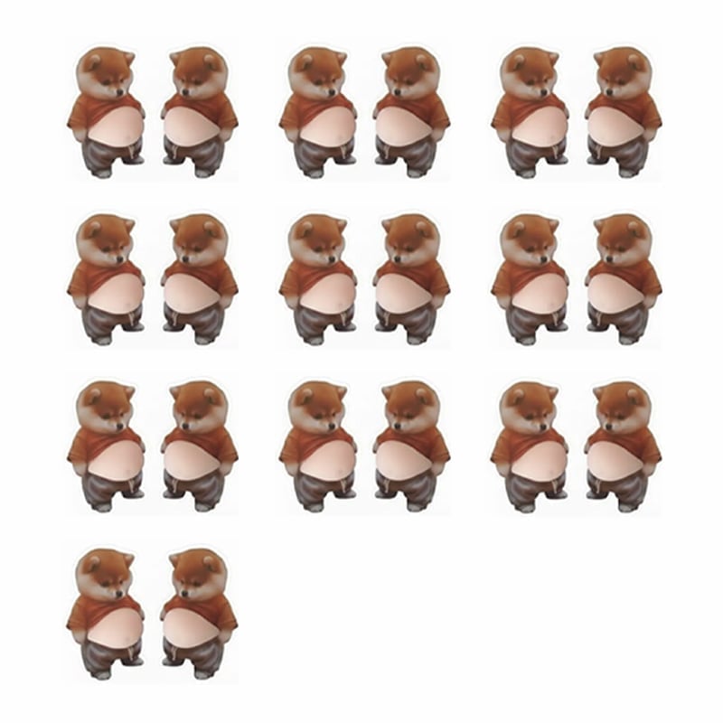 Chubby Shiba Inu Anti-Collision Sticker