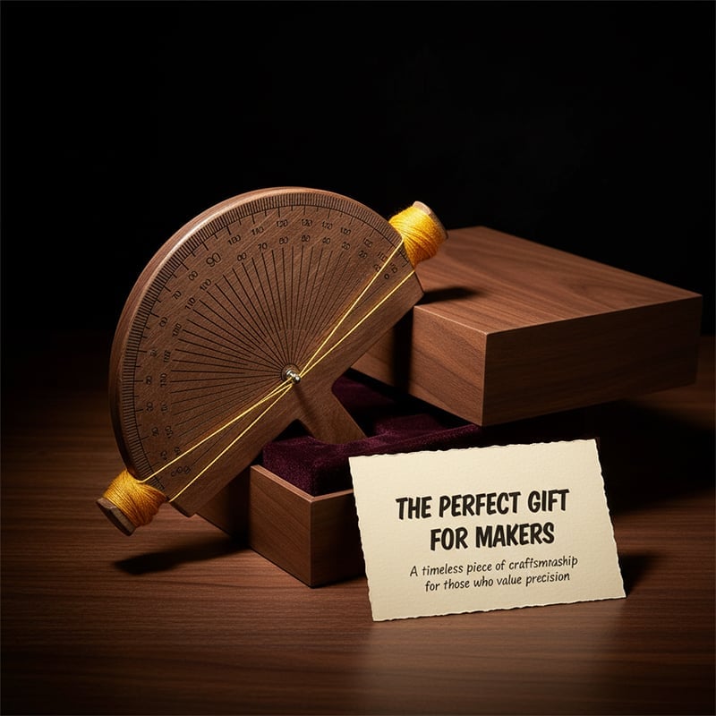 Handcrafted Wooden Precision Angle Finder