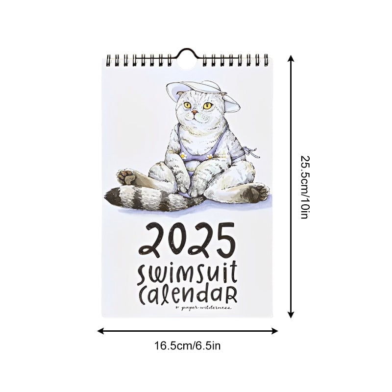 2025 Swimsuit Calendar: Animals in Swimwear