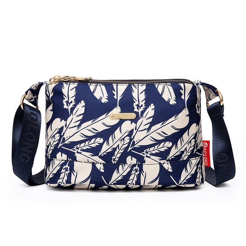 Borsa a tracolla in tela impermeabile