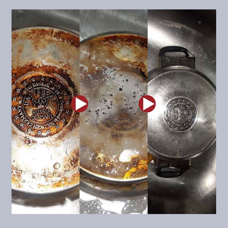 Magisk rengöringspasta för rostfritt stål