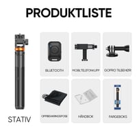 Selfie Stick-stativ med Bluetooth-fjernkontroll