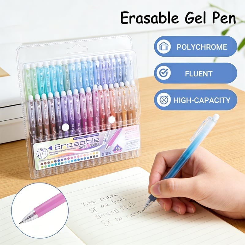 Colorful Quick-Dry Erasable Gel Pens