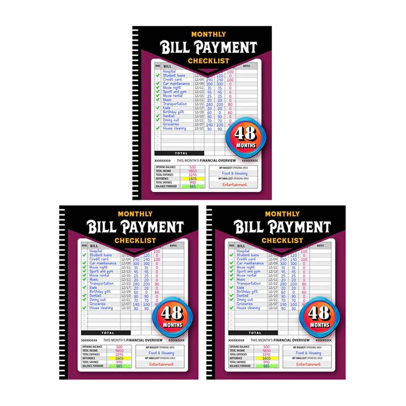 Bill Payment Management Book