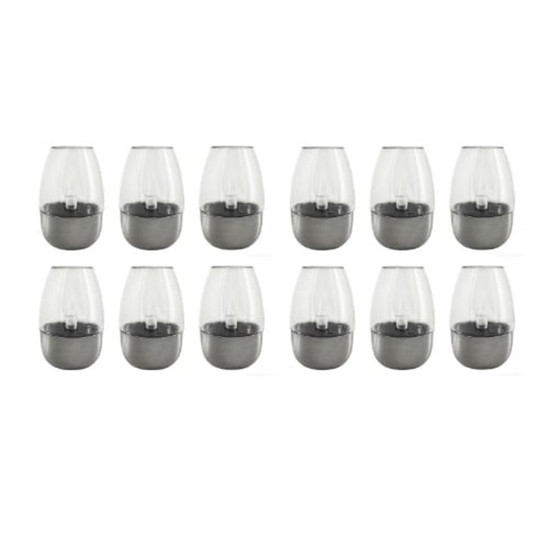 Solar LED Candle Goblet Light for Outdoor Waterproof Use