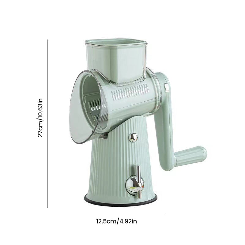 Rotierende Gemüsereibe mit Griff