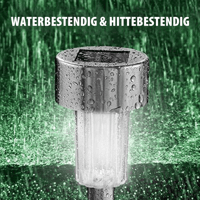 Zonne-tuinverlichting, 10 stuks
