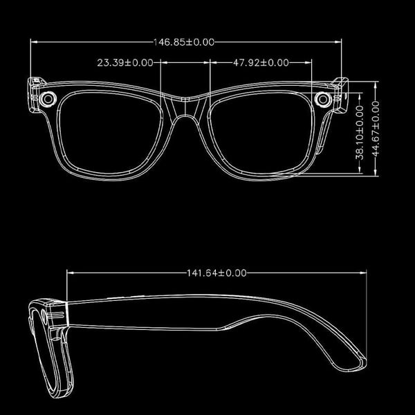 Smart AI Translation Camera Glasses