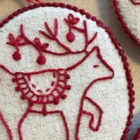 Hand Embroidery Christmas Ornaments Kit