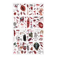 Sale-Halloween Horror Party Tattoo Stickers