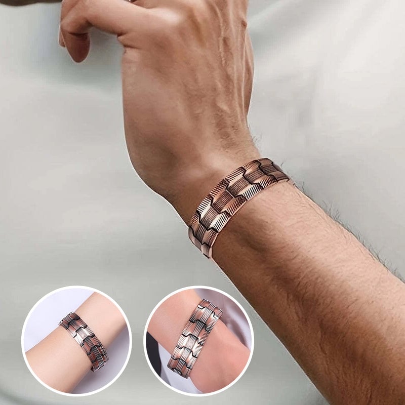【sale】Ultrastarkt magnetiskt koppararmband
