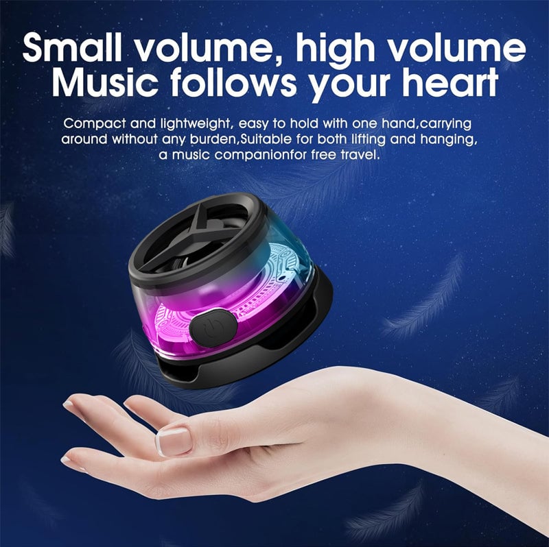 RGB Magnetic Bluetooth Speaker & Phone Stand