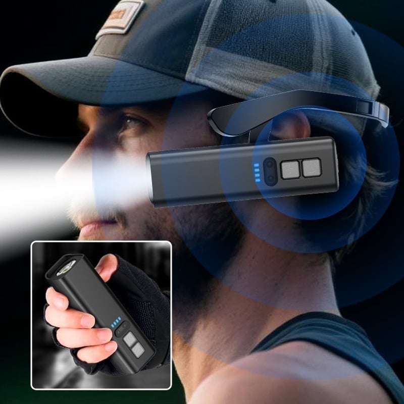 Ear-mounted Inductive Headlamp