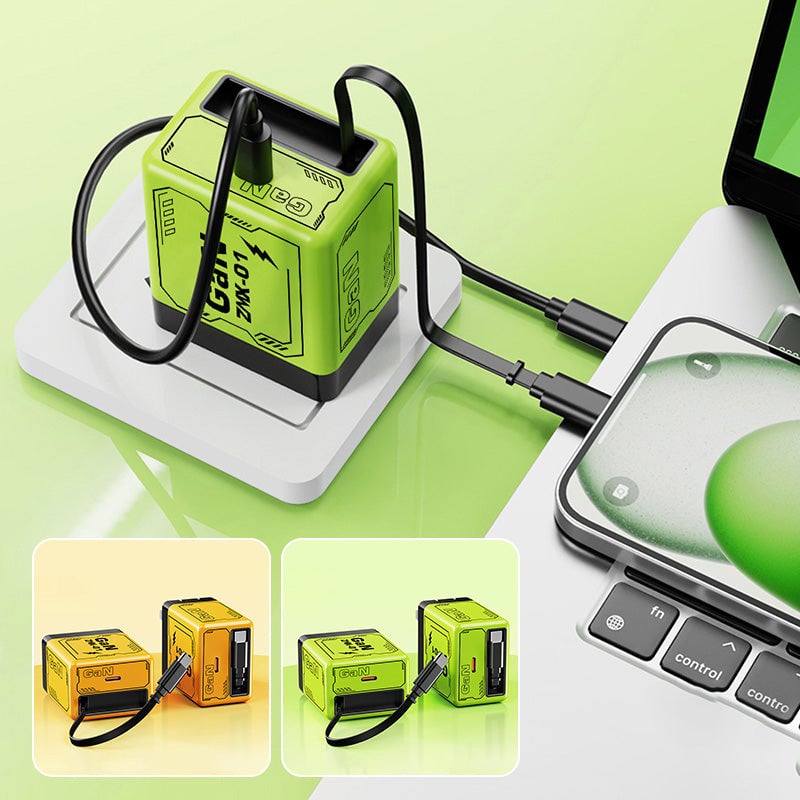 120W GaN dual-port PD fast charging head