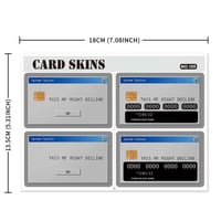 Fun Credit Card Stickers