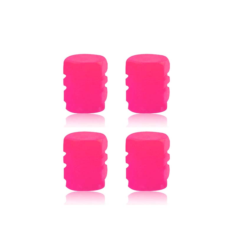 Universal Fluorescent Tire Valve Caps (4 PCS/Set)